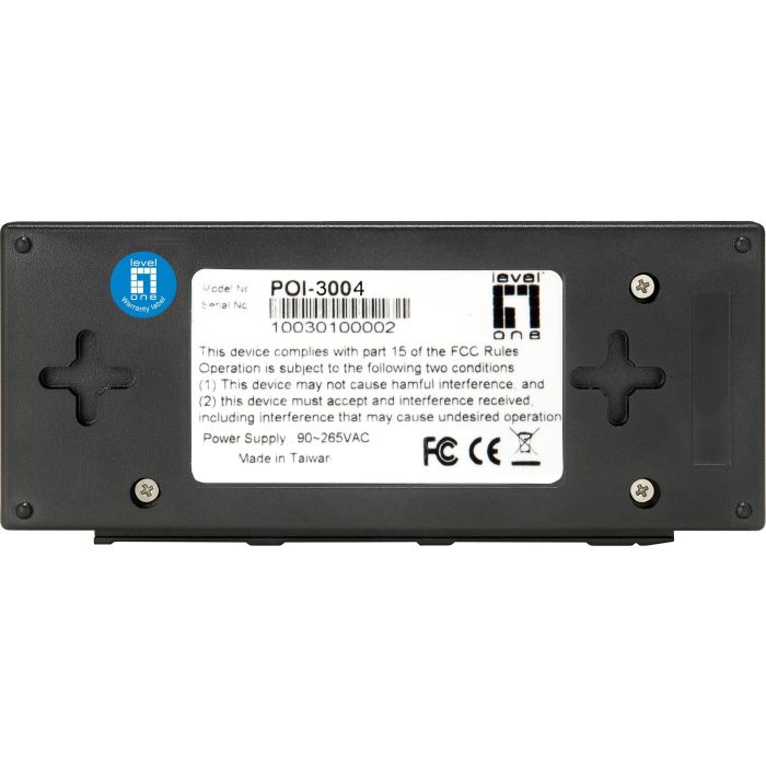 2x FE PoE-Injektor Adapter POI-3004 30.0W PoE 2