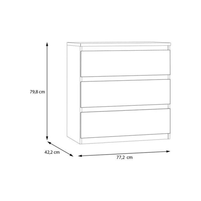 Caisson à Tiroirs Vert 8