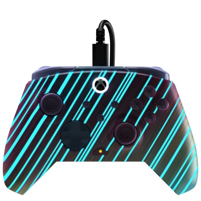 Turtle Beach Rematch Advanced Manette Filaire Phosphorescente Cotton Candy pour Xbox Series X|S, Xbox One et PC