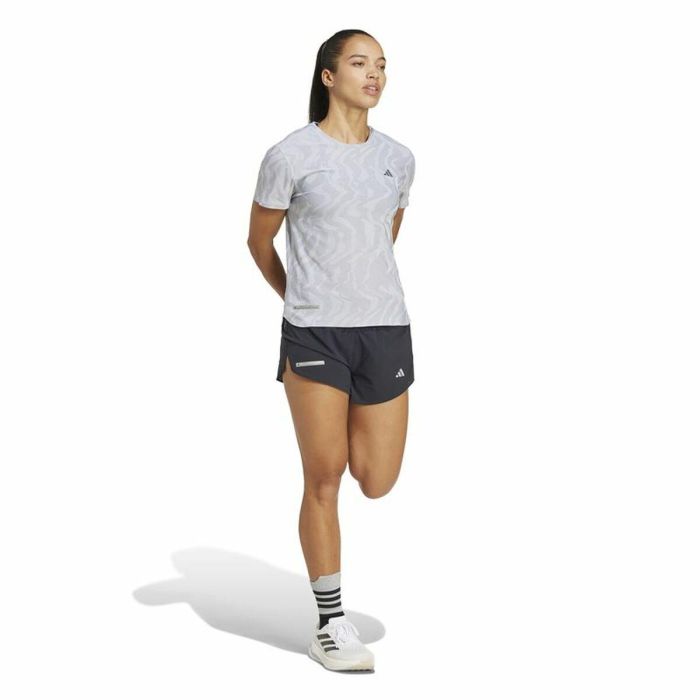 T-shirt à manches courtes femme Adidas Ultimate Engineered Running Blanc 2