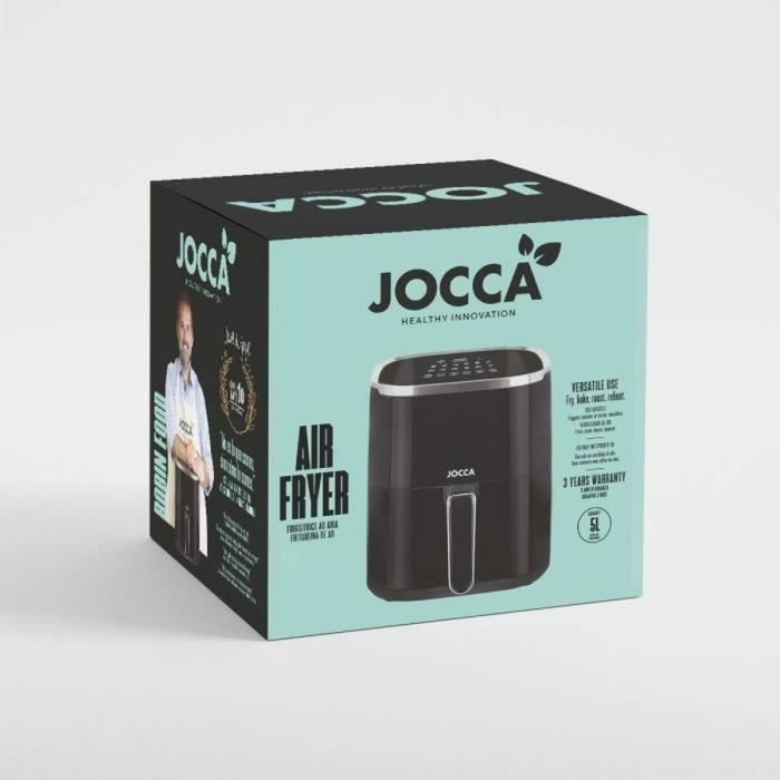 Friteuse à Air JOCCA 2196 Noir 1450 W 5 L 1 Friteuse à Air JOCCA 2196 Noir 1450 W 5 L 1