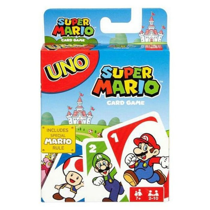 Jeux de cartes UNO Super Mario Mattel DRD00 0 Jeux de cartes UNO Super Mario Mattel DRD00 0