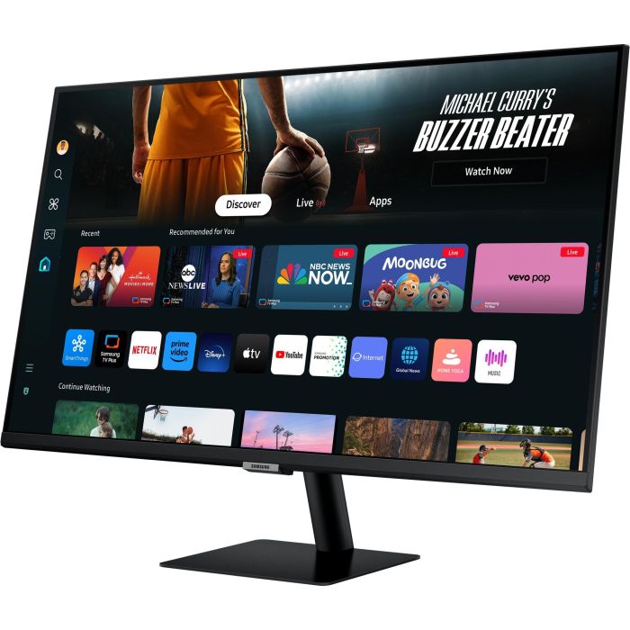 81,3cm/32" (3840x2160) Samsung LS32DM700UUXEN 16:9 4K UHD 4ms 60Hz HDMI USB-C Tizen Wifi Speaker Black 1