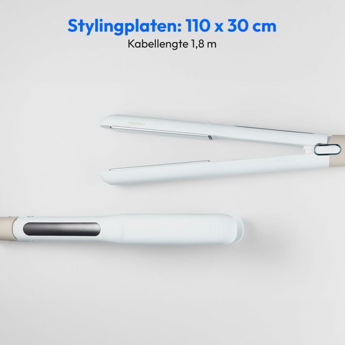 Lisseur à cheveux Medion MD19925 Blanc Noir 6 Lisseur à cheveux Medion MD19925 Blanc Noir 6