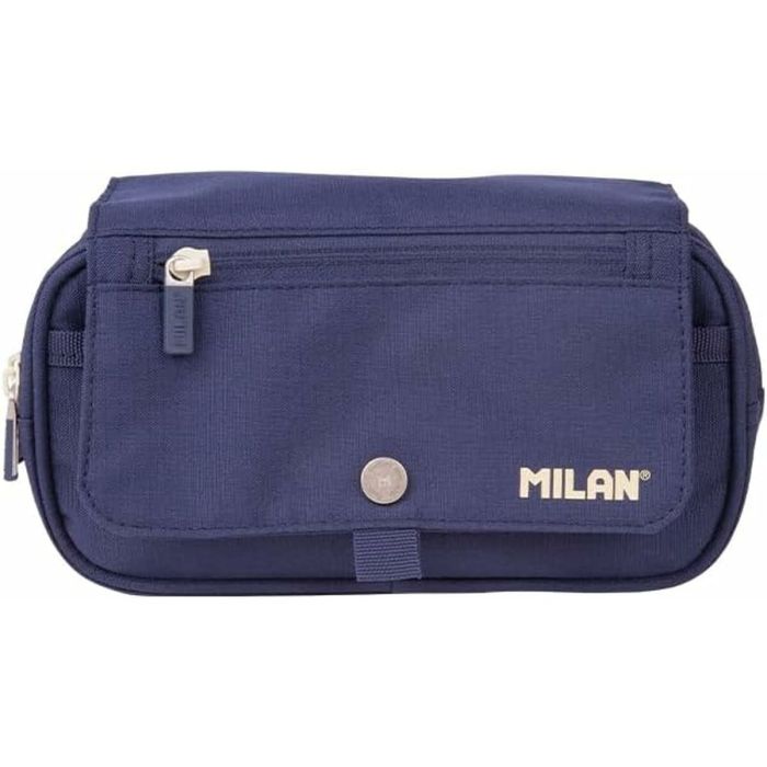 Trousse d'écolier Milan Serie1918 Bleu 13 x 24 x 10 cm 4 Trousse d'écolier Milan Serie1918 Bleu 13 x 24 x 10 cm 4