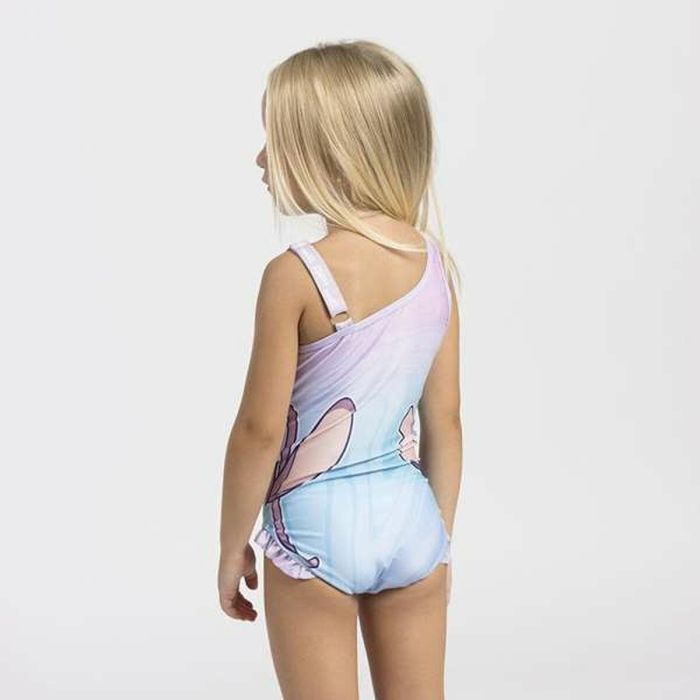 Maillot de Bain Fille Stitch Lila 2