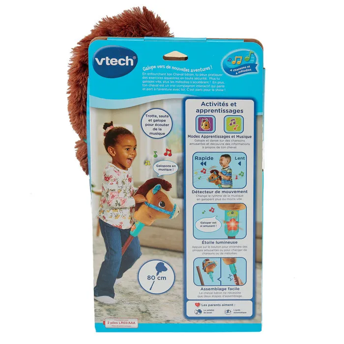 Vtech Baby Mistral Cheval Bâton Musical Multicolore, Poney Peluche Apprentissage et Musique, 2 à 7 ans Vtech Baby Mistral Cheval Bâton Musical Multicolore, Poney Peluche Apprentissage et Musique, 2 à 7 ans