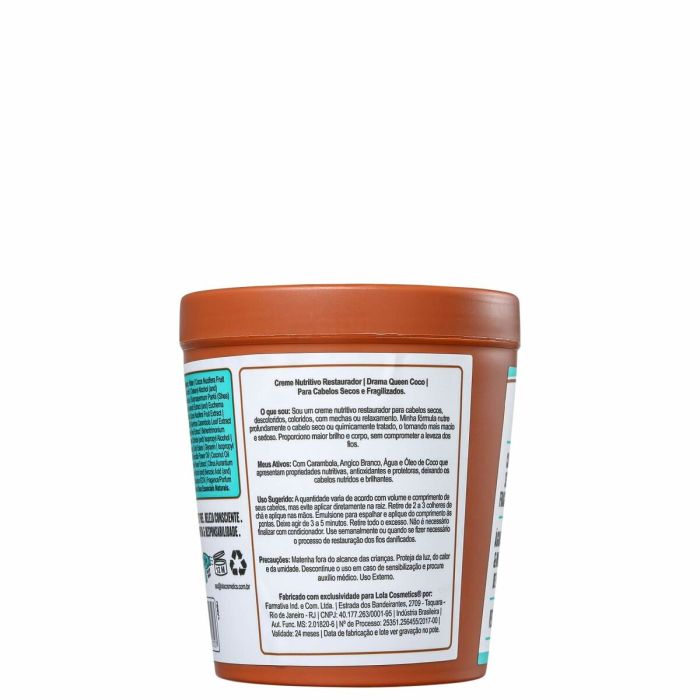 Masque pour cheveux Lola Cosmetics Drama Queen Coco 230 g 2