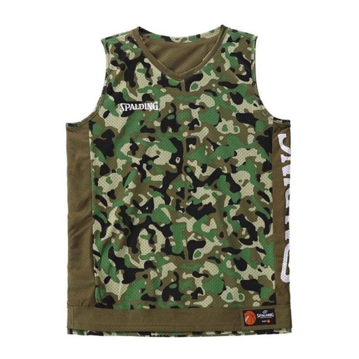 t-shirt de basket Spalding Spalding Reversible Vert 15-16 Ans