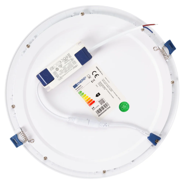 Plaque LED Circulaire 24W 2585 Lm Driver Lifud Flicker Free IP20 30 000H Blanc Froid 6000K Aluminium [WR-AYRR-24-CW] 4