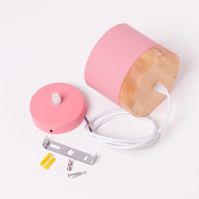 Lampe Suspendue Métal et Bois "Mikayla" SKD-P1010-W 21