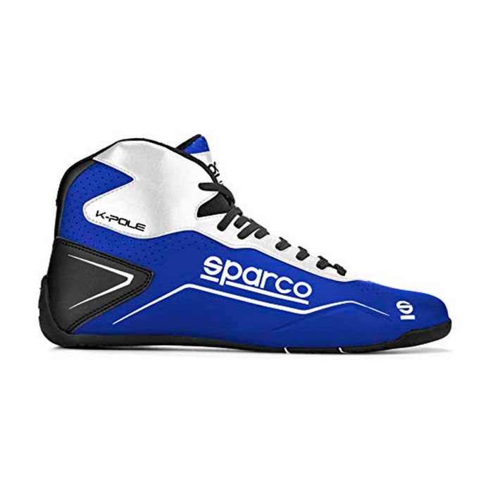 Sparco Kart Chaussures K-Pole S00126940BMBI Taille 40 Bleu Enfant Cuir Microfibre Perforée