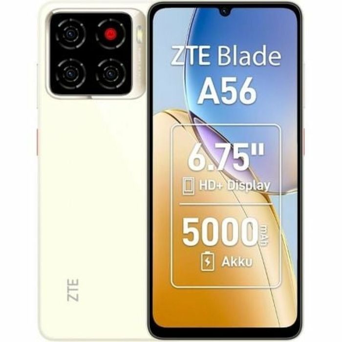 Smartphone ZTE P606F21-GD Unisoc 4 GB RAM 64 GB Doré 0 Smartphone ZTE P606F21-GD Unisoc 4 GB RAM 64 GB Doré 0