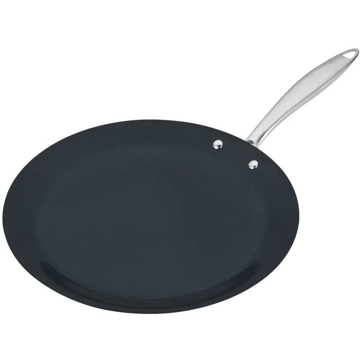 Arthur Martin AM7248 Crêpière Grand Chef en Inox 18/10 Ø28 cm, Revêtement Céramique Antiadhésif, Compatible Tous Feux Dont Induction Arthur Martin AM7248 Crêpière Grand Chef en Inox 18/10 Ø28 cm, Revêtement Céramique Antiadhésif, Compatible Tous Feux Dont Induction