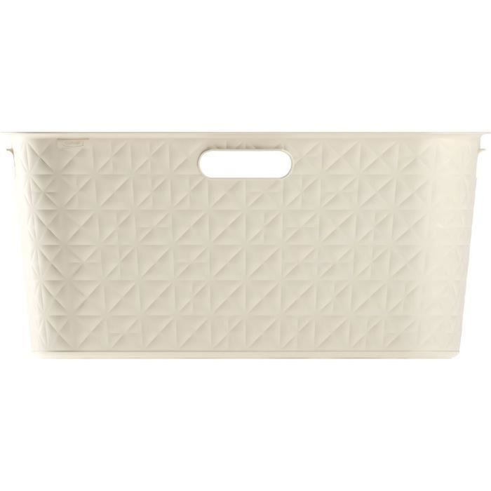 Panier à linge Curver Blanc polypropylène 9 Panier à linge Curver Blanc polypropylène 9