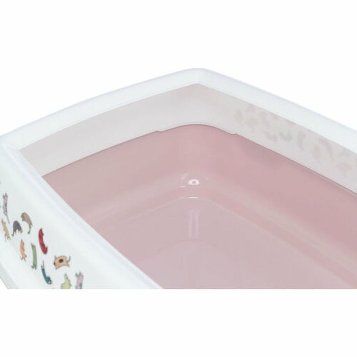 Bac à litière pour chats Trixie Delio Blanc Lila Plastique 38 × 20 × 50 cm 1 Bac à litière pour chats Trixie Delio Blanc Lila Plastique 38 × 20 × 50 cm 1