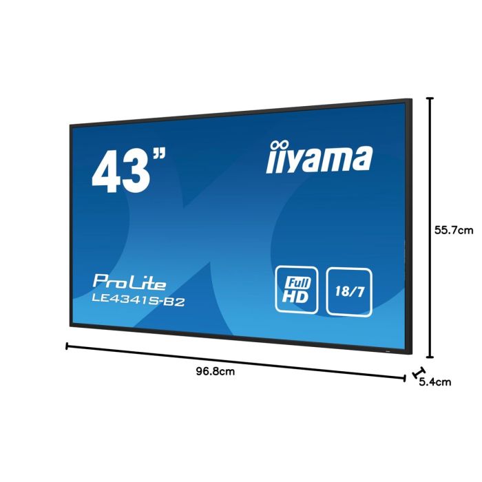 Écran Iiyama LE4341S-B2 Full HD 43" 3 Écran Iiyama LE4341S-B2 Full HD 43" 3