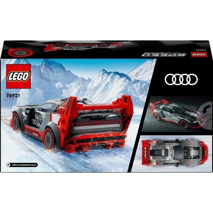 Lego Speed Champions 76921 Audi S1 e-Tron Quattro Coche de Carreras Vehículo de Juguete