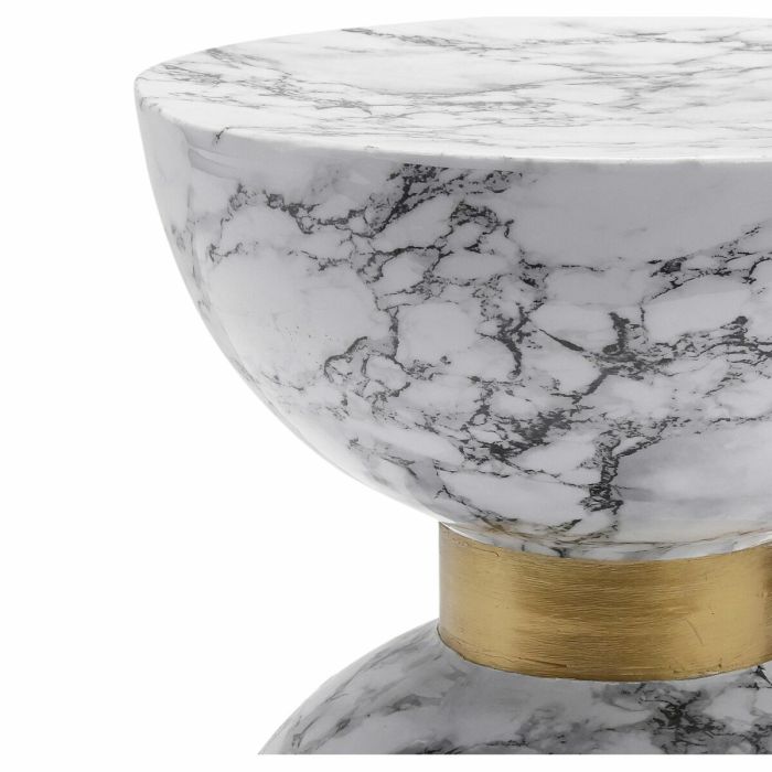 Table d'appoint DKD Home Decor Blanc Fer 33 x 33 x 35 cm 1 Table d'appoint DKD Home Decor Blanc Fer 33 x 33 x 35 cm 1