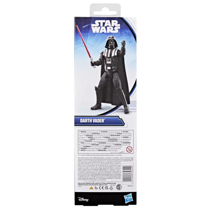 Hasbro Star Wars - Figurine Titan Series Dark Vador 30 cm avec accessoire, jouet pour enfants filles et garçons à partir de 4 ans