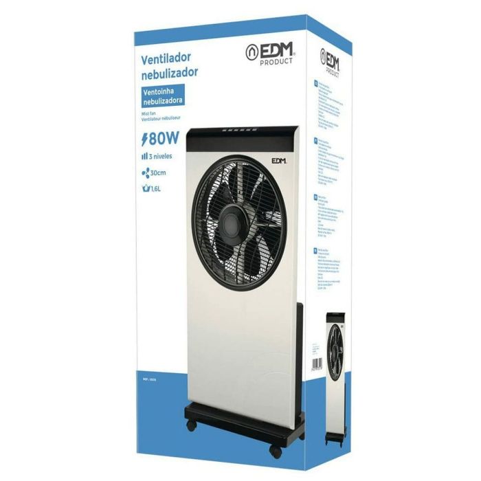 Ventilateur / Nébuliseur EDM Blanc 80 W 39 x 24 x 84 cm 1