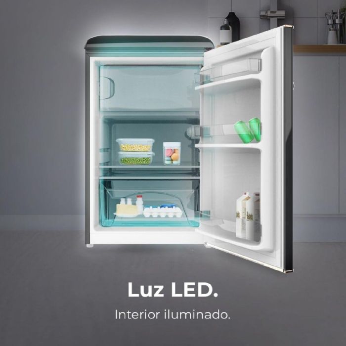 Cecotec Réfrigérateur indépendant 110L Bolero CoolMarket TT 2 portes noir E 4