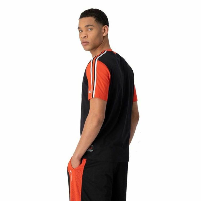 T-shirt à manches courtes homme Champion Crewneck Noir 3 T-shirt à manches courtes homme Champion Crewneck Noir 3