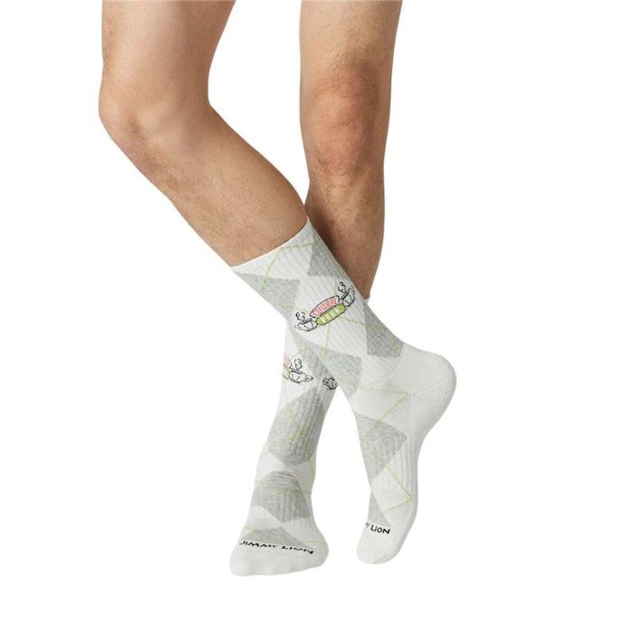 Chaussettes de Sport Jimmy Lion Athletic Friends Central Perk Blanc 3