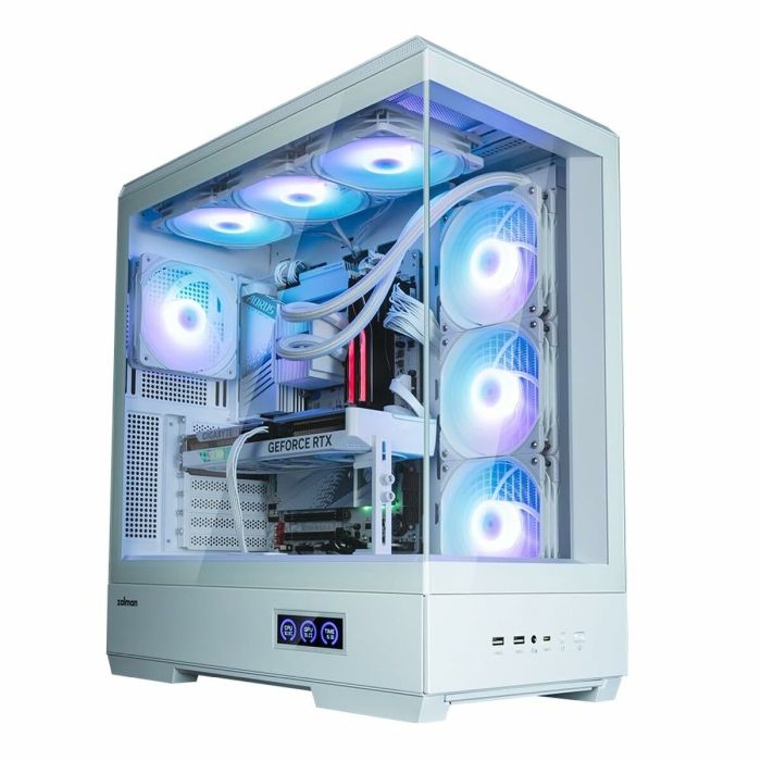 Boîtier ATX semi-tour Zalman P50 DS Blanc 13