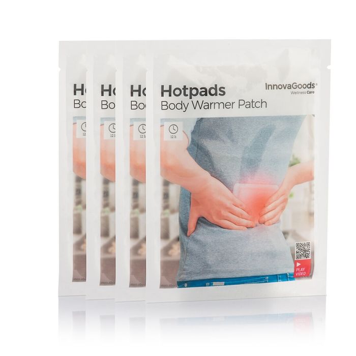 patches chauffants corporels adhésifs Hotpads InnovaGoods (Pack de 4) 2