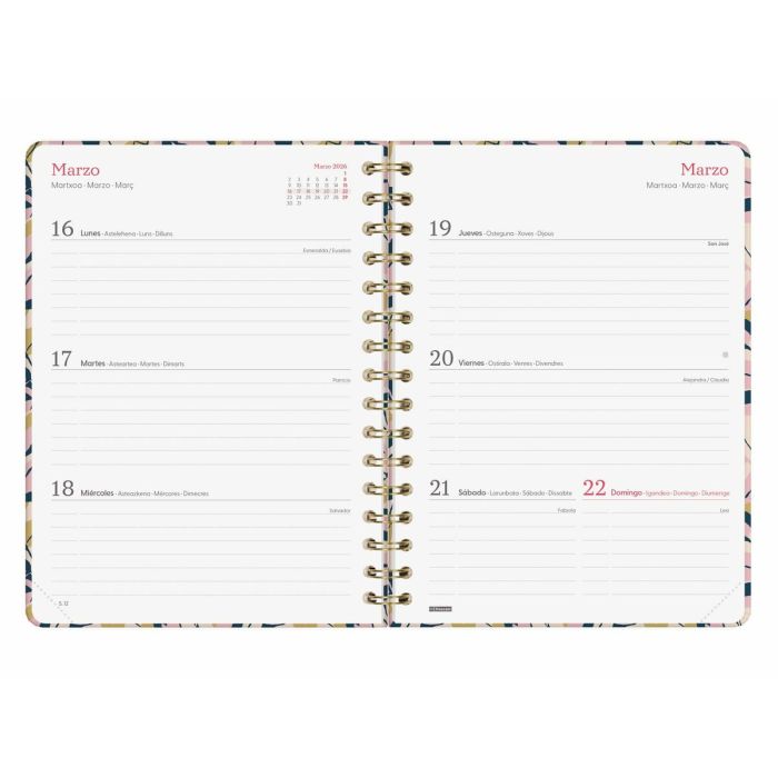 Agenda Finocam YOU A5 15,5 x 21,2 cm Volets 2026 4