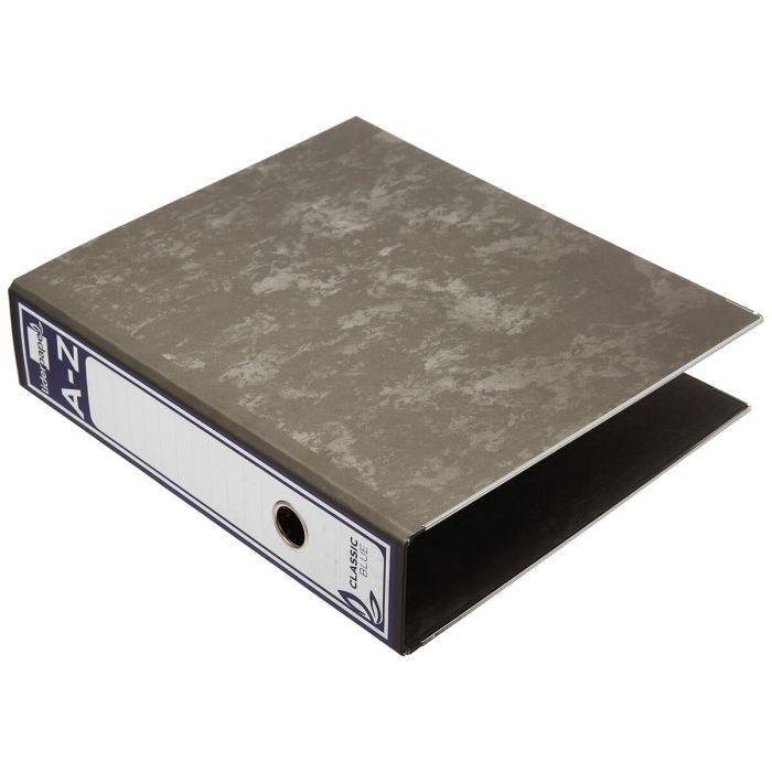 Reliure à anneaux Liderpapel AZ50 Gris A4 3