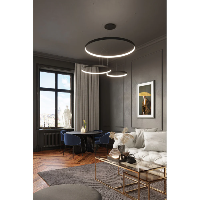 Lampe suspendue LED Circulaire SOL-TH RIO 55 3000K, 40mm x 8mm Minimaliste Fabrication Polonaise 28 Lampe suspendue LED Circulaire SOL-TH RIO 55 3000K, 40mm x 8mm Minimaliste Fabrication Polonaise 28