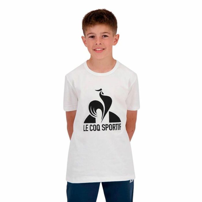 T shirt à manches courtes Enfant Le coq sportif Ess N°1 Enfant New Blanc 2 T shirt à manches courtes Enfant Le coq sportif Ess N°1 Enfant New Blanc 2