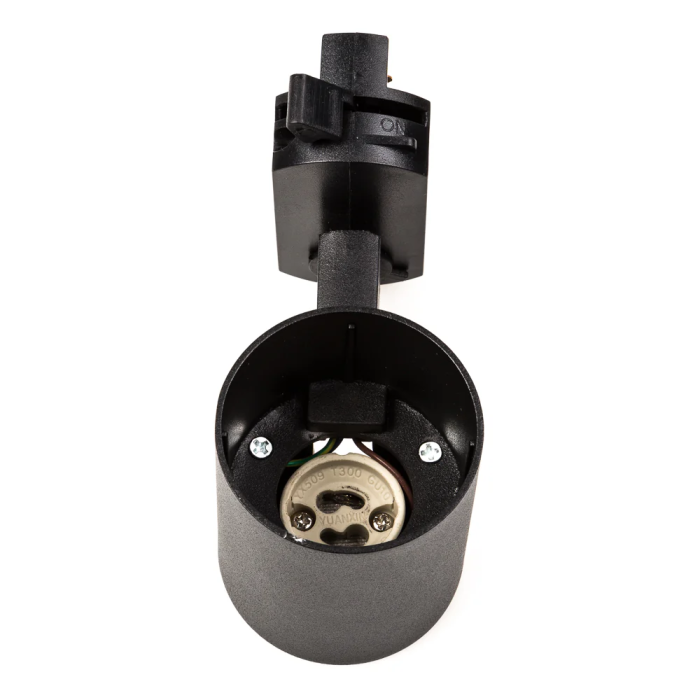 Lumiastra Projecteur sur rail monofasique 1xGU10 Noir sans ampoule 2 Lumiastra Projecteur sur rail monofasique 1xGU10 Noir sans ampoule 2