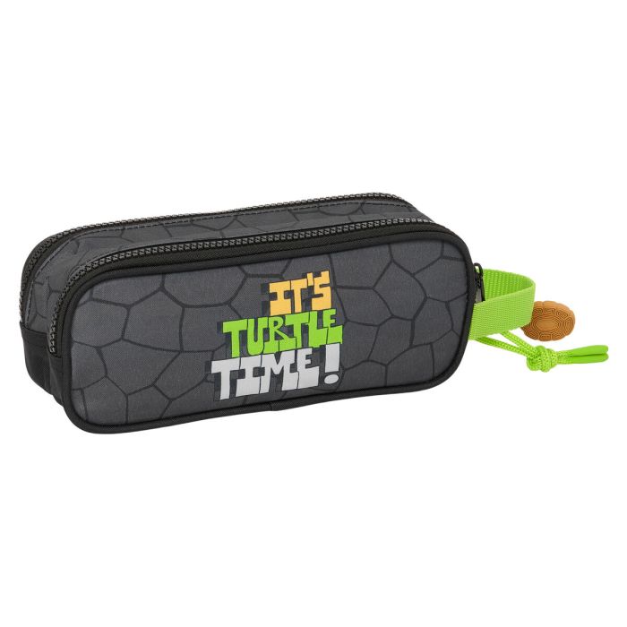 Trousse Fourre-Tout Double Teenage Mutant Ninja Turtles Noir Gris 21 x 8 x 6 cm 0 Trousse Fourre-Tout Double Teenage Mutant Ninja Turtles Noir Gris 21 x 8 x 6 cm 0