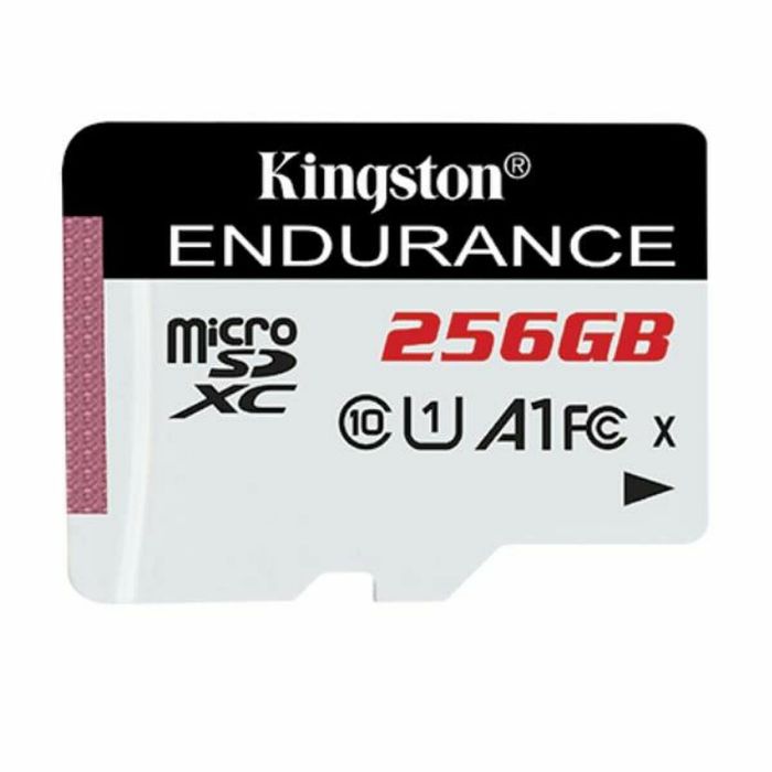 Kingston SDCE/256GB MicroSDXC 256 Go Classe 10 U1 A1 95 Mo/s Lecture 45 Mo/s Écriture Haute Endurance Retail