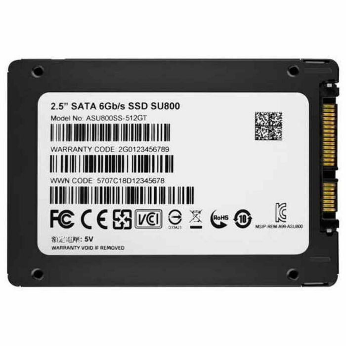 Disque dur Adata Ultimate SU800 512 GB SSD 1