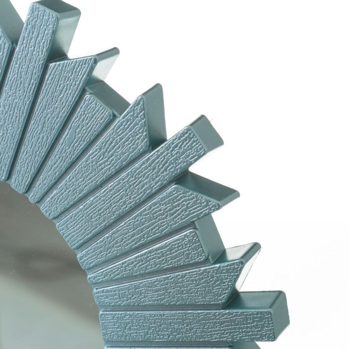 Miroir mural Bleu 25 x 1,5 x 25 cm (3 Unités) 2