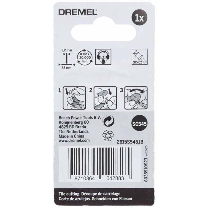 Disque de diamant Dremel S545 Ø 38 mm 2