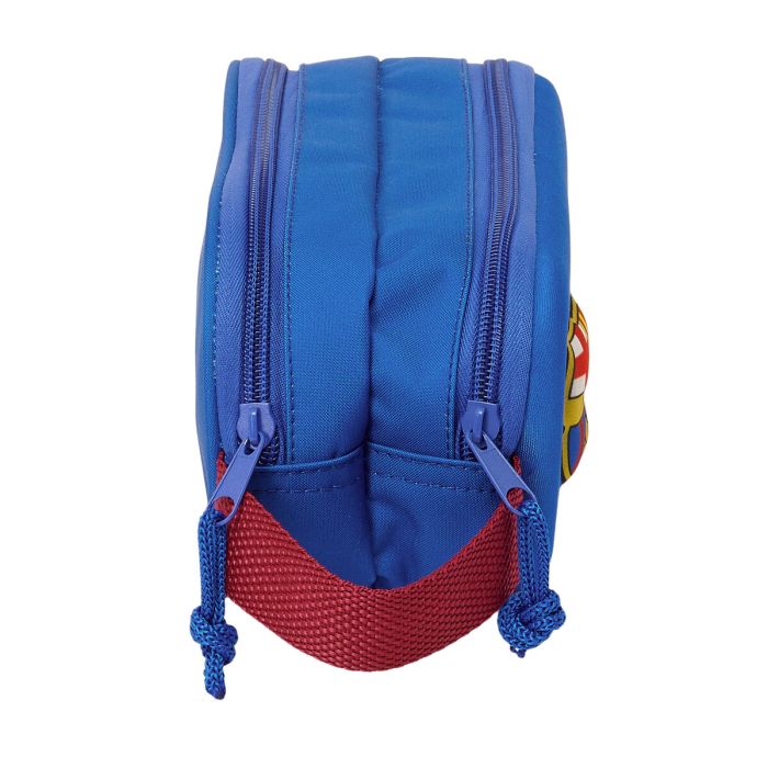 Trousse Fourre-Tout Double F.C. Barcelona Blue marine 21 x 8 x 6 cm 3D 1 Trousse Fourre-Tout Double F.C. Barcelona Blue marine 21 x 8 x 6 cm 3D 1
