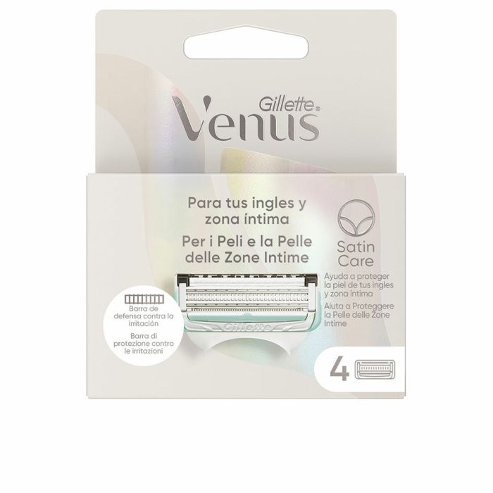 Gillette Venus Intima Chargeur 4 recharges pour femme, minimise les irritations post-épilation