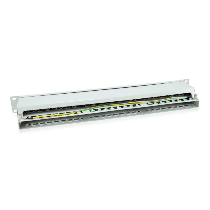Equip Patchpanel 48x RJ45 Cat6 19" FTP 1HE ISO/IEC hellgrau 1