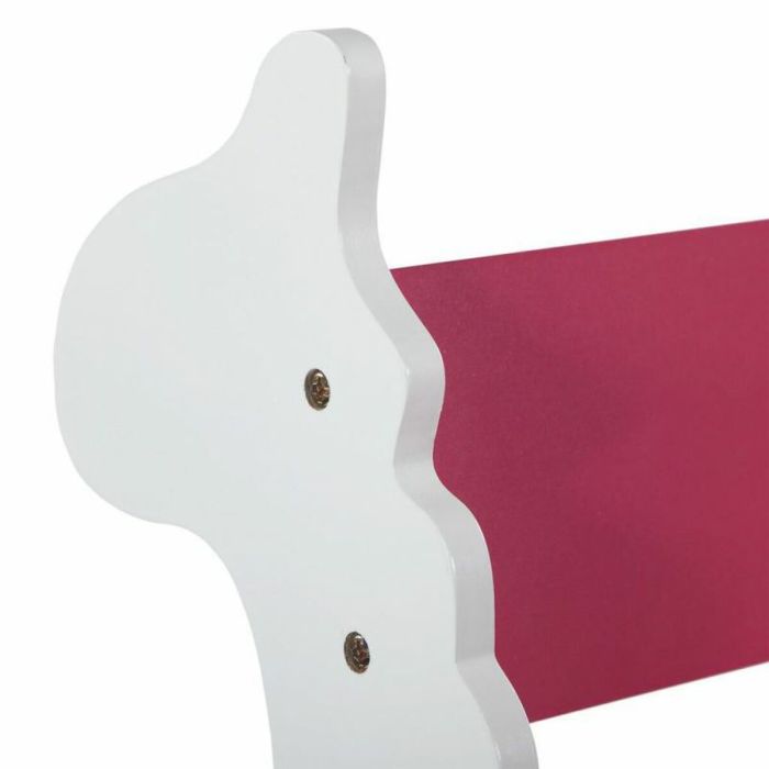 Chaise à bascule Alexandra House Living Blanc Rouge Bois MDF 33 x 55 x 51,5 cm Enfant Girafe 4