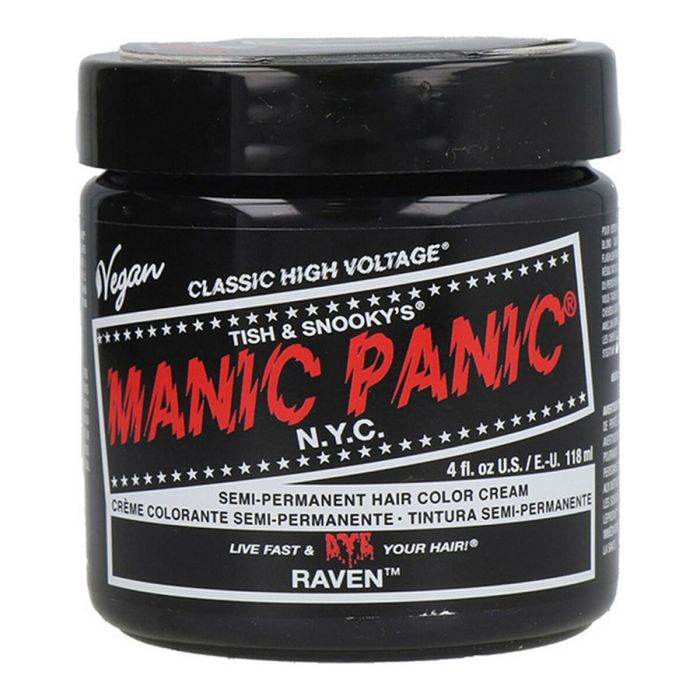 Teinture permanente Classic Manic Panic ‎HCR 11007 raven (118 ml) 1