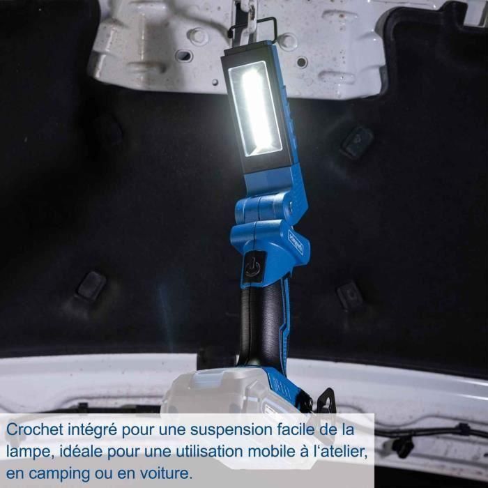 Lampe sans fil C-WL20-X - 300lm max 6200K projecteur/torche - SCHEPPACH 20V IXES - sans batterie ni chargeur 4 Lampe sans fil C-WL20-X - 300lm max 6200K projecteur/torche - SCHEPPACH 20V IXES - sans batterie ni chargeur 4