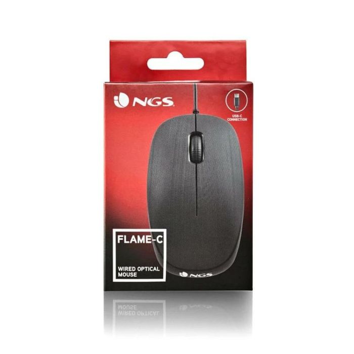 Souris NGS Flame-C Noir 1000 dpi 1