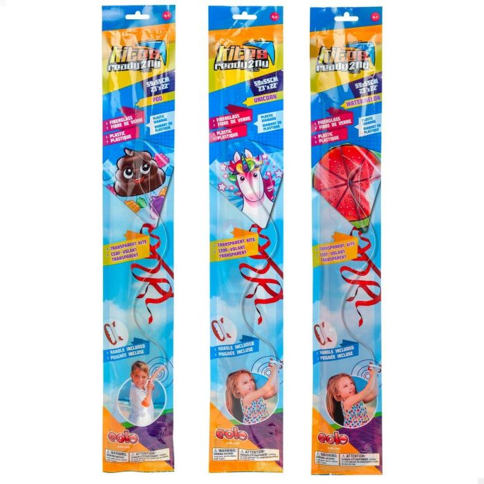 Cerf-volant Eolo Ready to fly Flamant rose 59 x 55 cm 24 Unités 1 Cerf-volant Eolo Ready to fly Flamant rose 59 x 55 cm 24 Unités 1