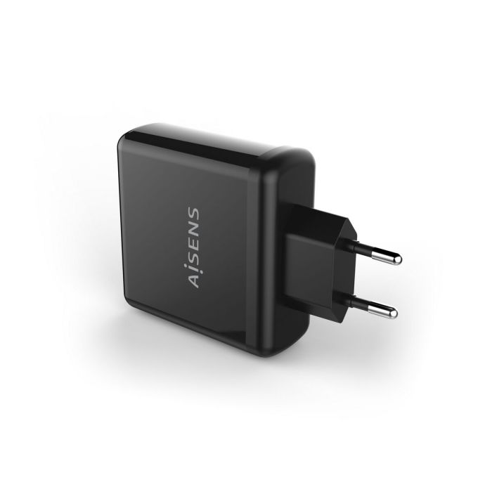 Chargeur Aisens ASCH-1PD60-BK Noir USB-C (1 Unité) 1 Chargeur Aisens ASCH-1PD60-BK Noir USB-C (1 Unité) 1