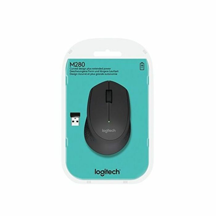 Souris Optique Sans Fil Logitech 910-004287 1000 dpi Noir (1 Unités) 5